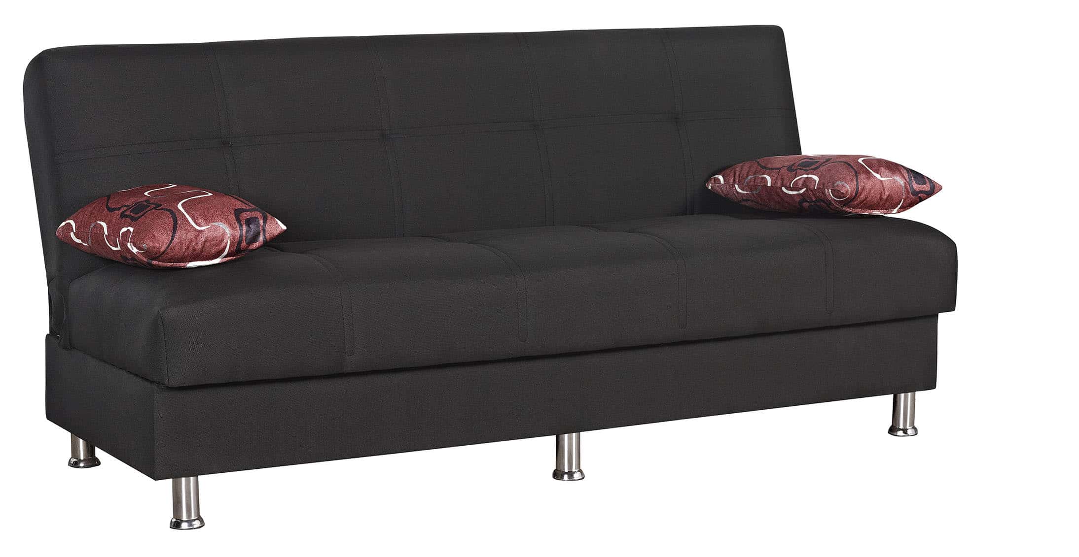 Amsterdam Black Sofa Bed by Empire Furniture USA