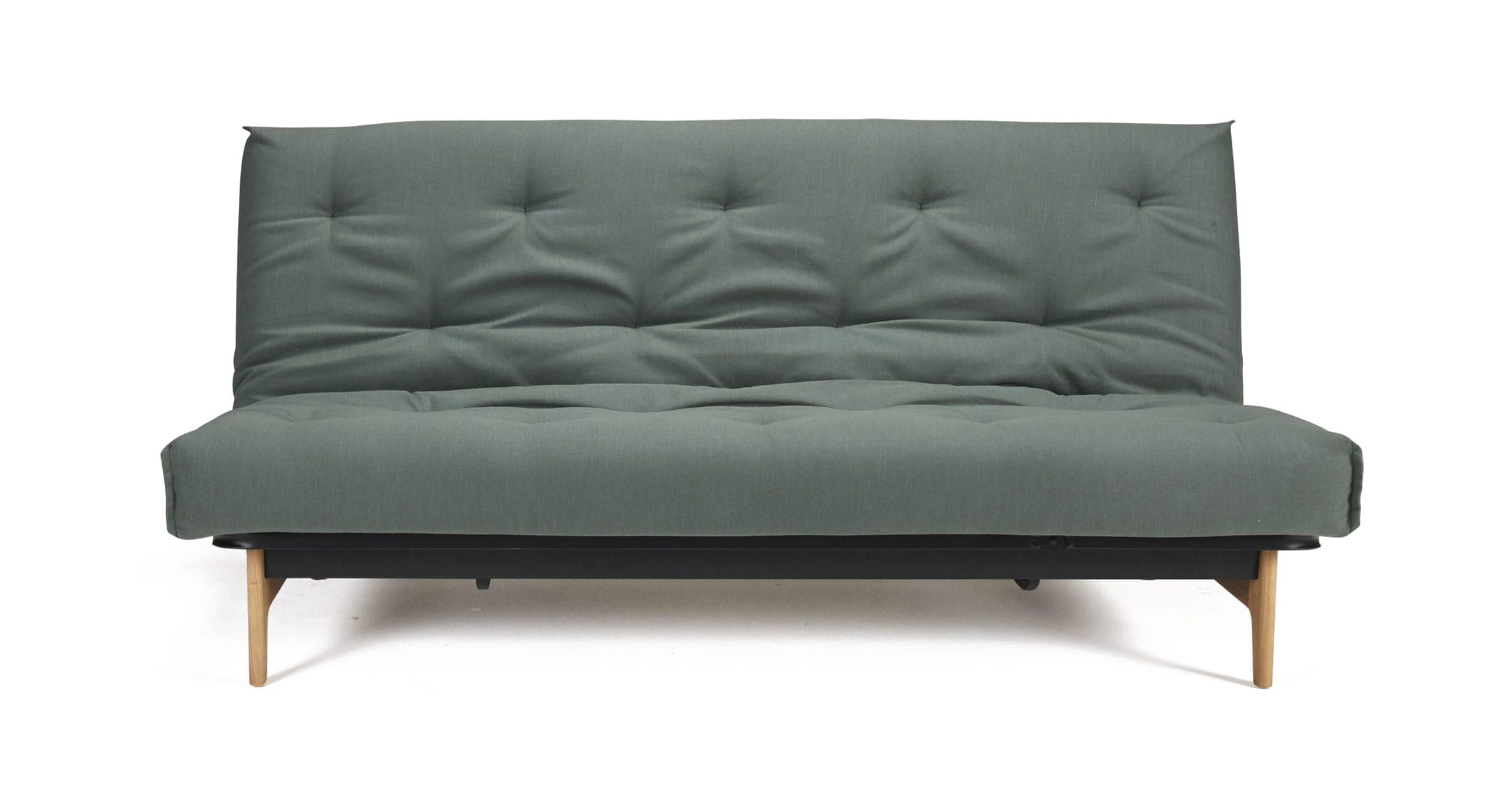 Aslak Sofa Bed w/Head Elevation Elegance Green by Innovation
