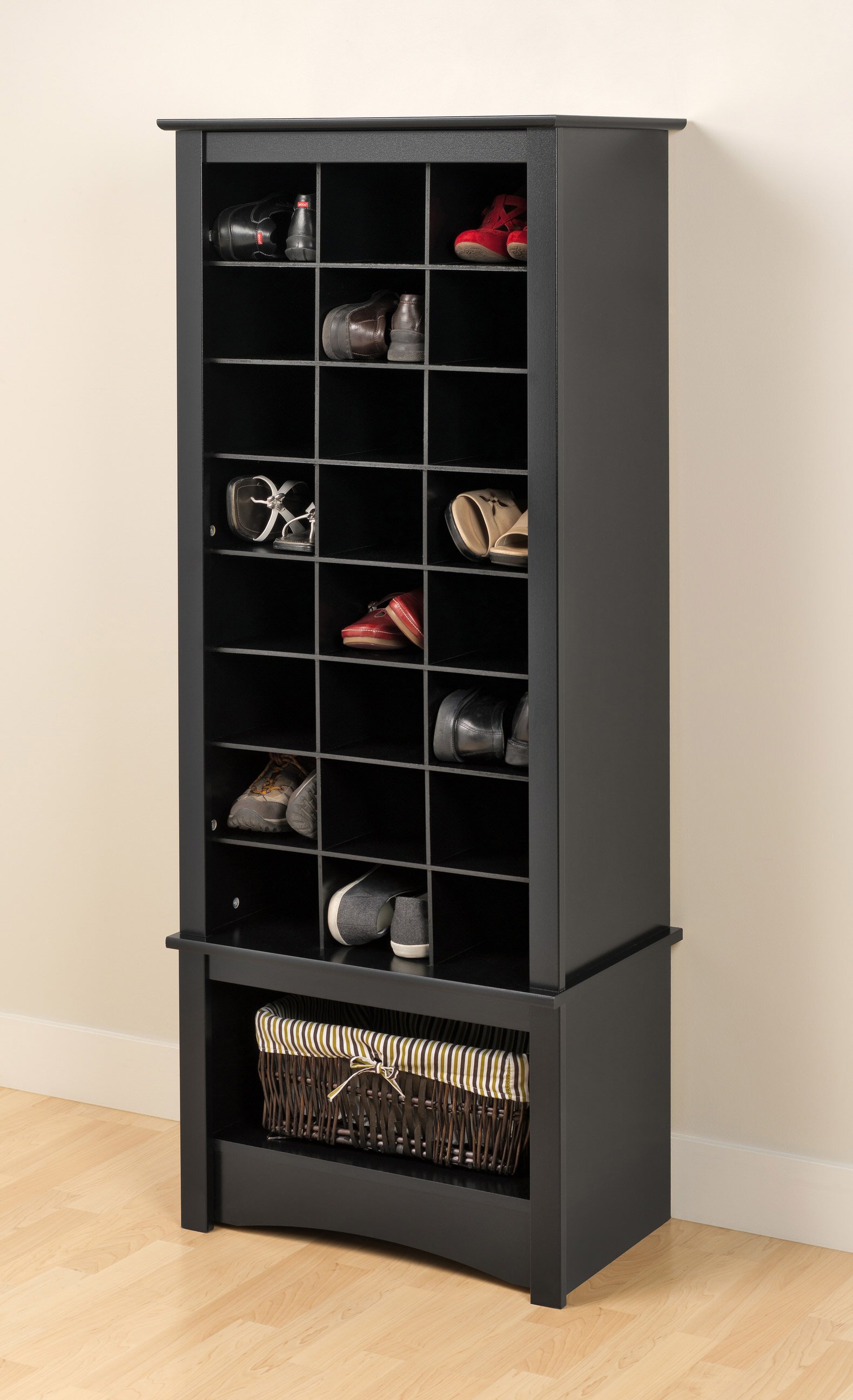 Tall Shoe Cubbie Cabinet by Prepac