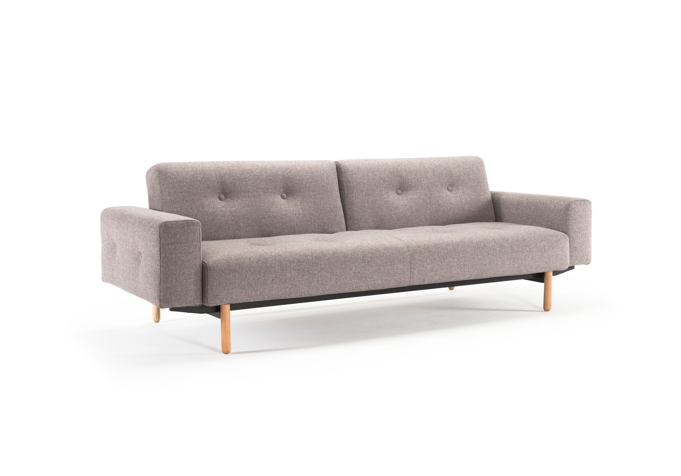 Buri Sofa Bed w/Arms Mixed Dance Gray by Innovation