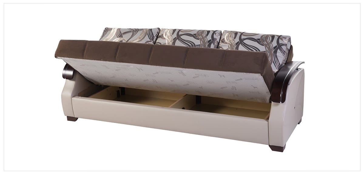 Costa Best Brown Sofa Bed by Bellona