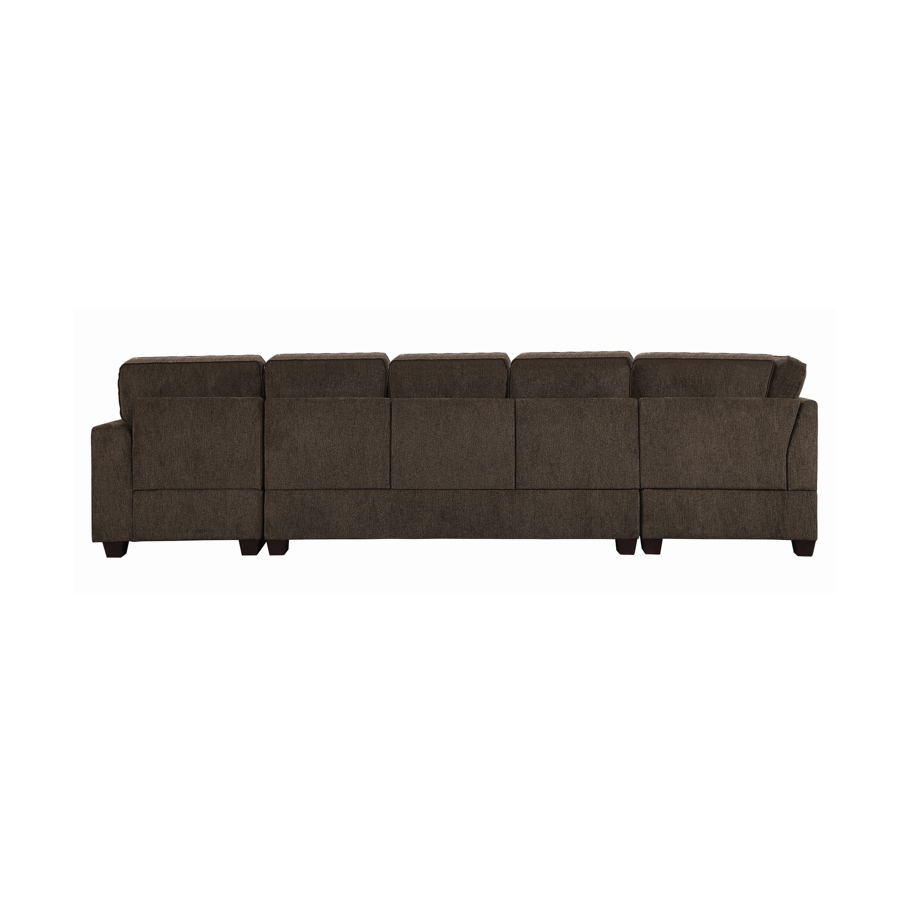 Provence Brown Storage Sectional Sofa by Coaster Fine Furniture