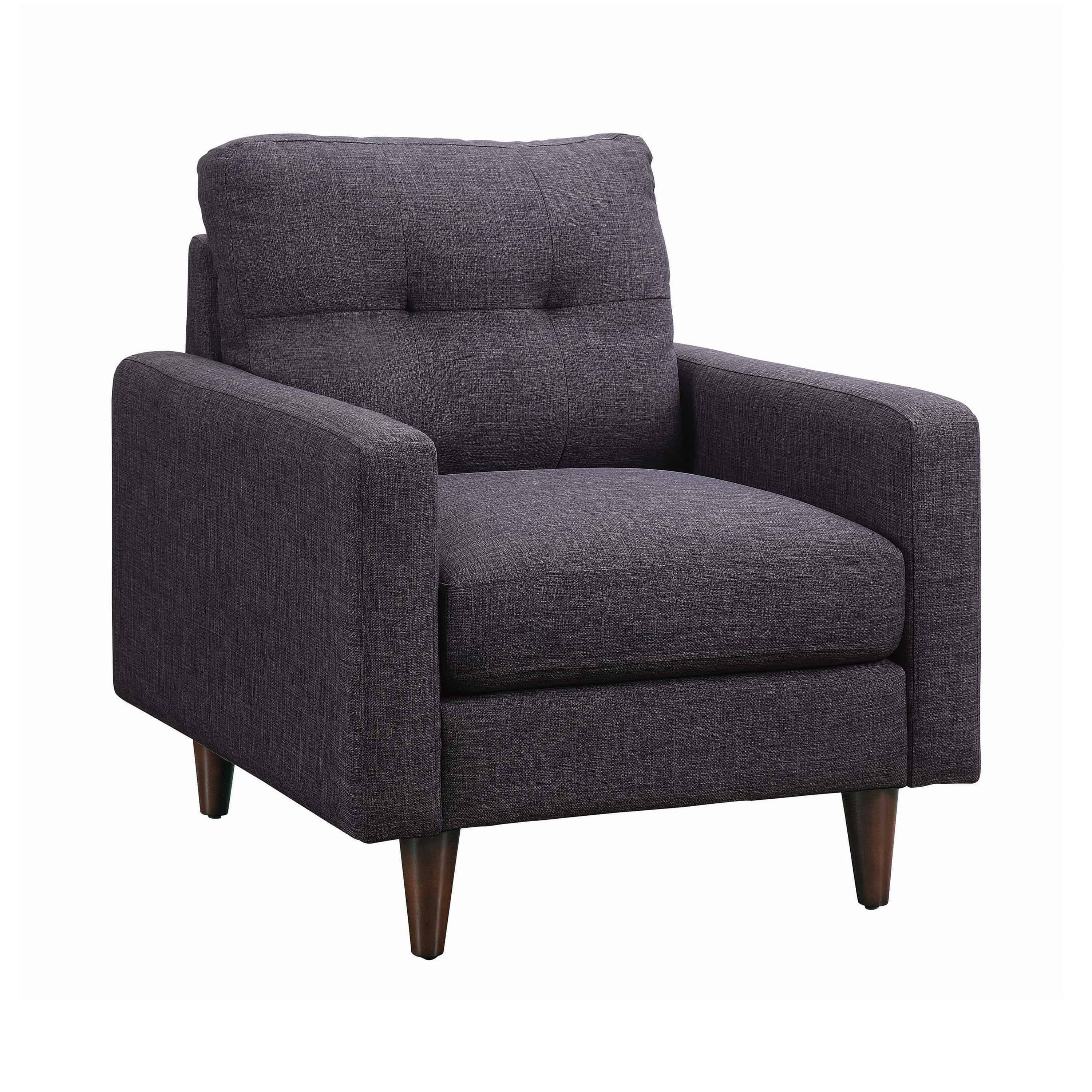 Watsonville Gray Tufted Back Chair By Coaster Watsonville Gray Tufted Back Chair By Coaster
