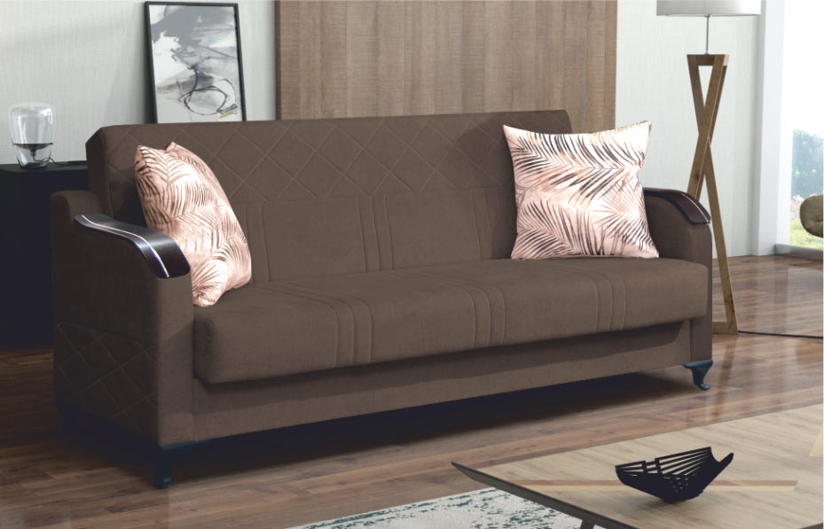 Canada Brown Sofa Sleeper by Skyler Designs