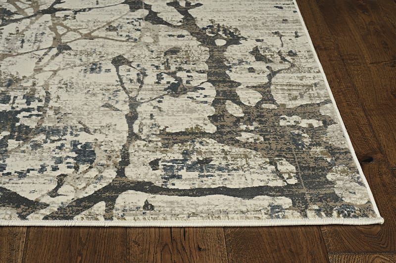 Crete Ivory/Mist Escape Area Rug by KAS Rugs