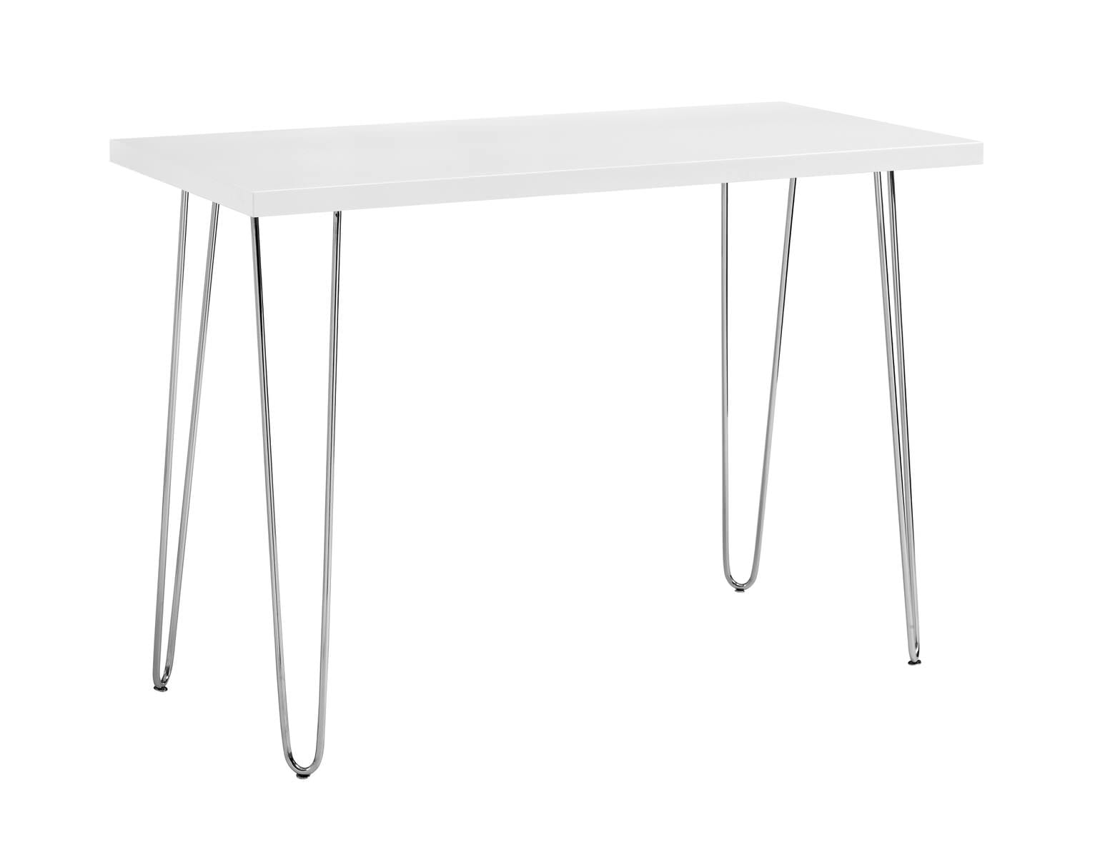 wood hairpin desk