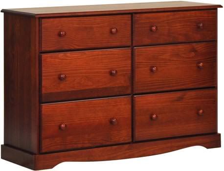 fitted lace wedding dress Oakham 6-Drawer Dresser, Wild Cherry main image 0