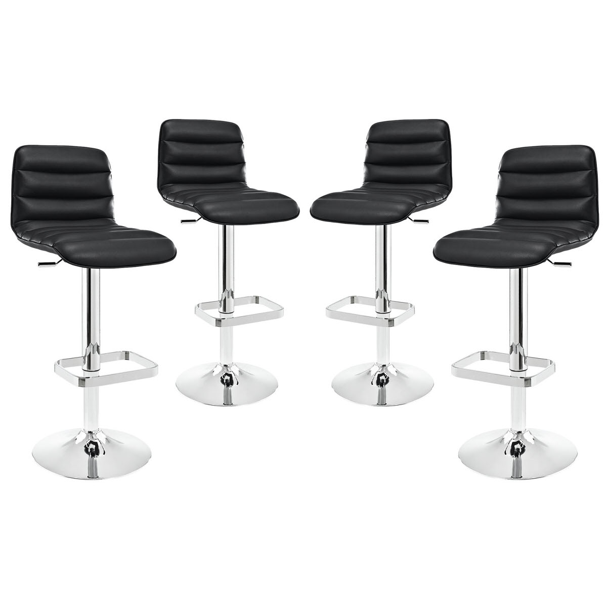 ripple bar stool set of 4 blackmodern living