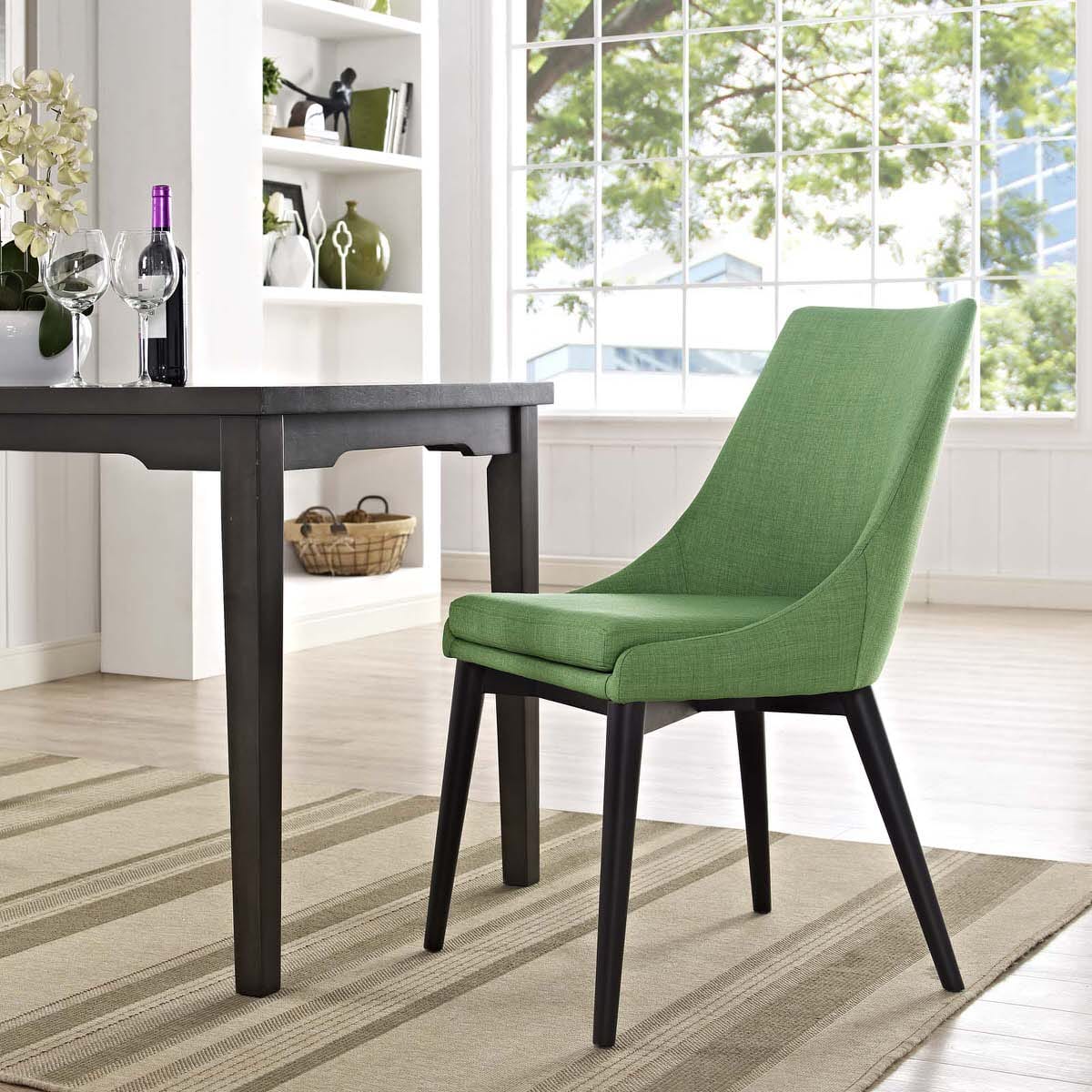 Viscount Fabric Dining Chair Kelly Green by Modern Living