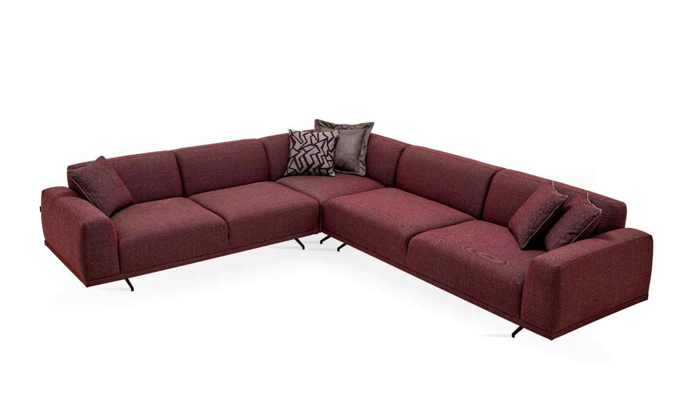 Giorno Corner Sofa w/o Coffee Table by Enza Home