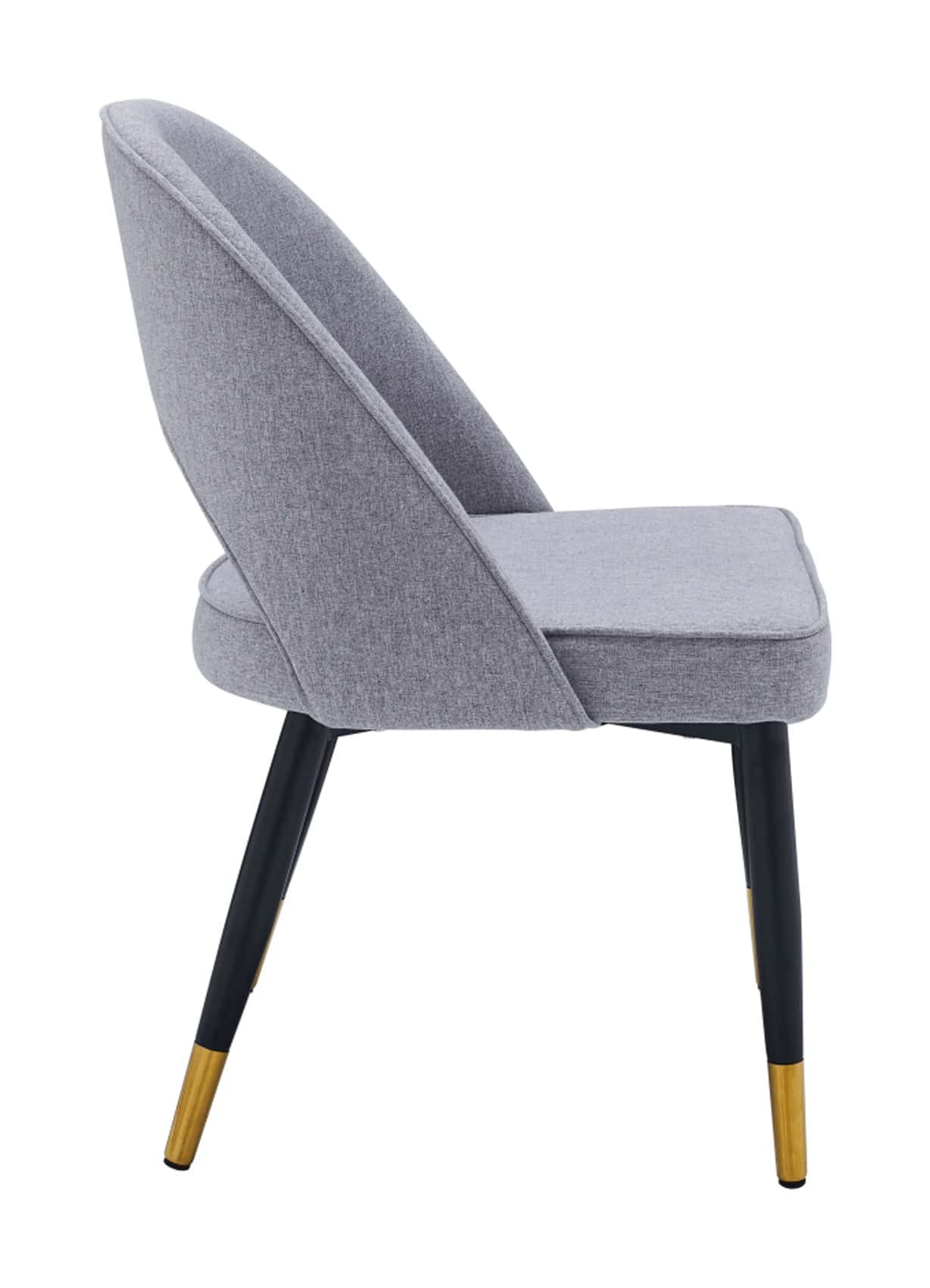 Dining chair with black metal legs cheap