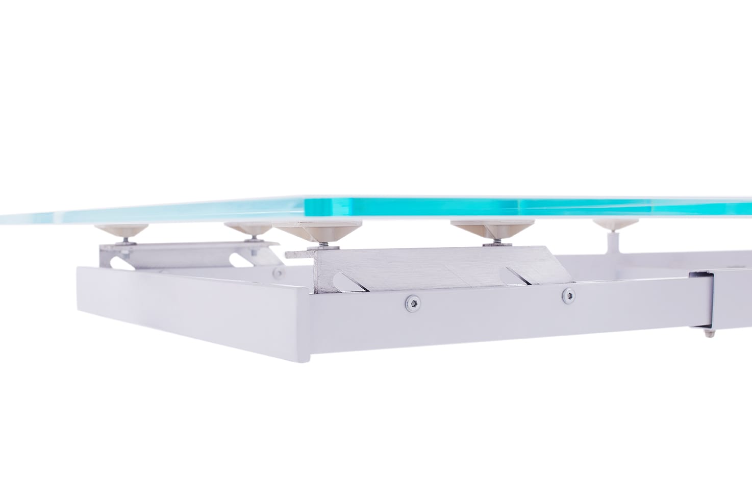 992 Extension Glass Top Dining Table - Thumbnail 4