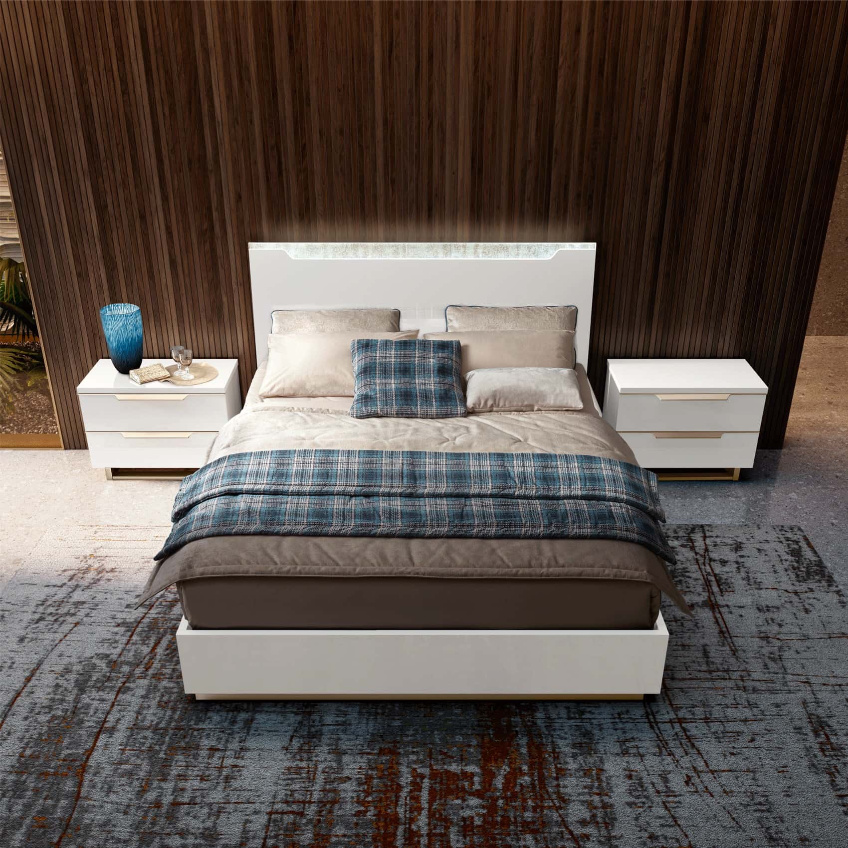Smart White Bedroom Set - Thumbnail 2