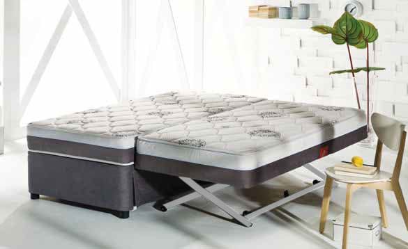 Four Seasons High Rise Twin With Extra Mattress By Istikbal Furniture Floor Sample
