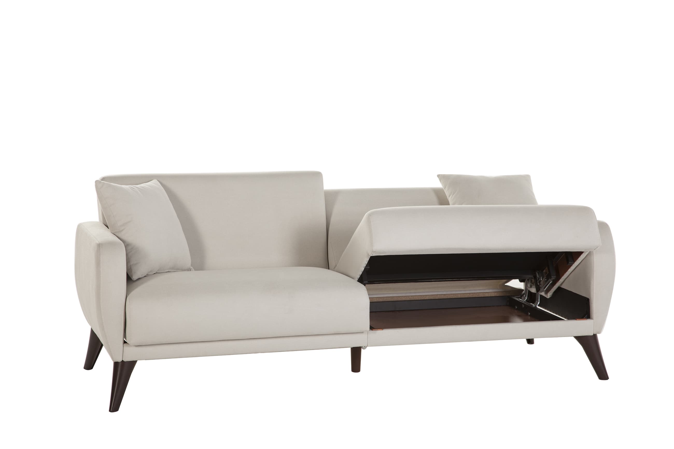Flexy Convertible Sofa-in-a-Box (Zigana Beige) by Bellona