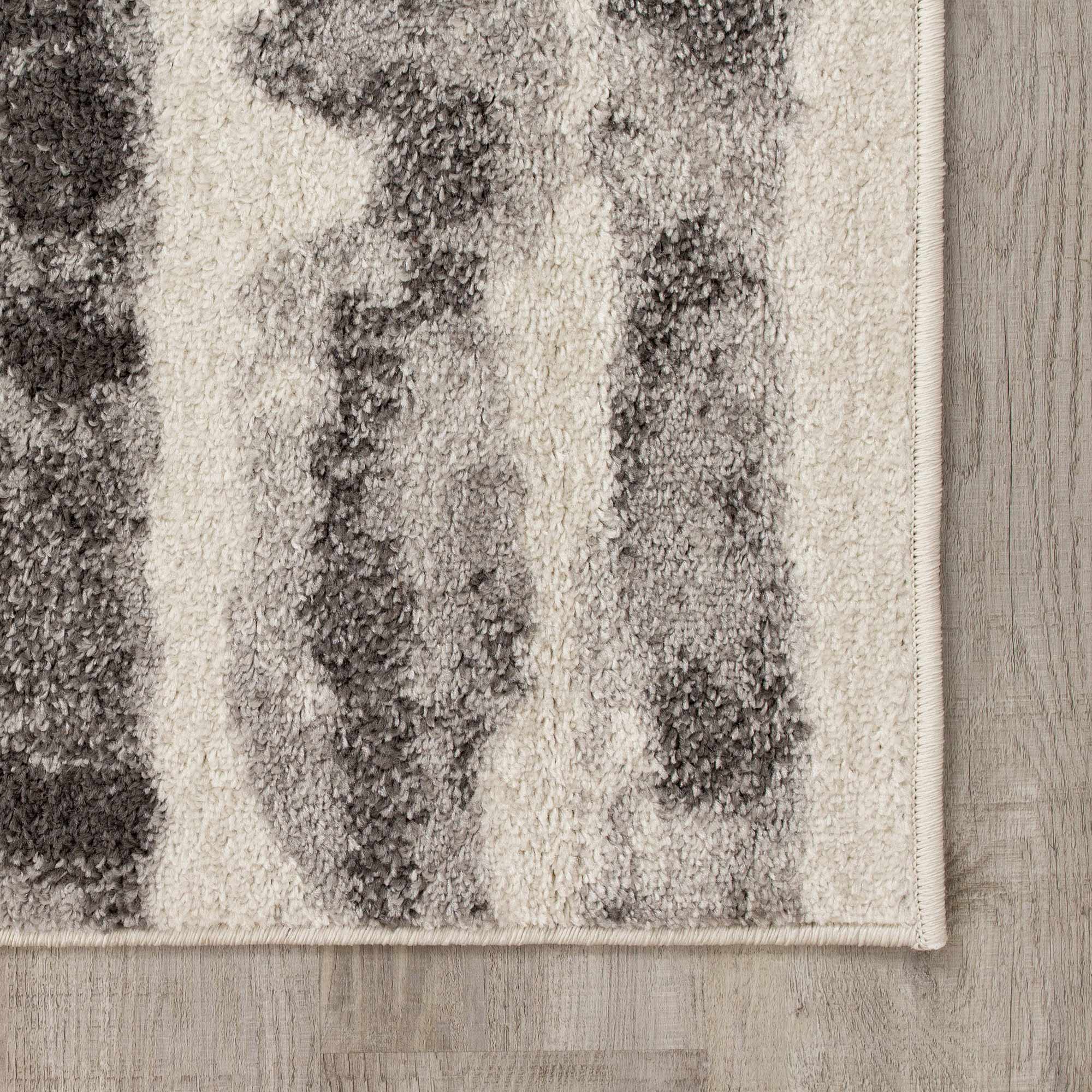 Markered Rug Focus Grey Marker Stripes Rug at Futonland