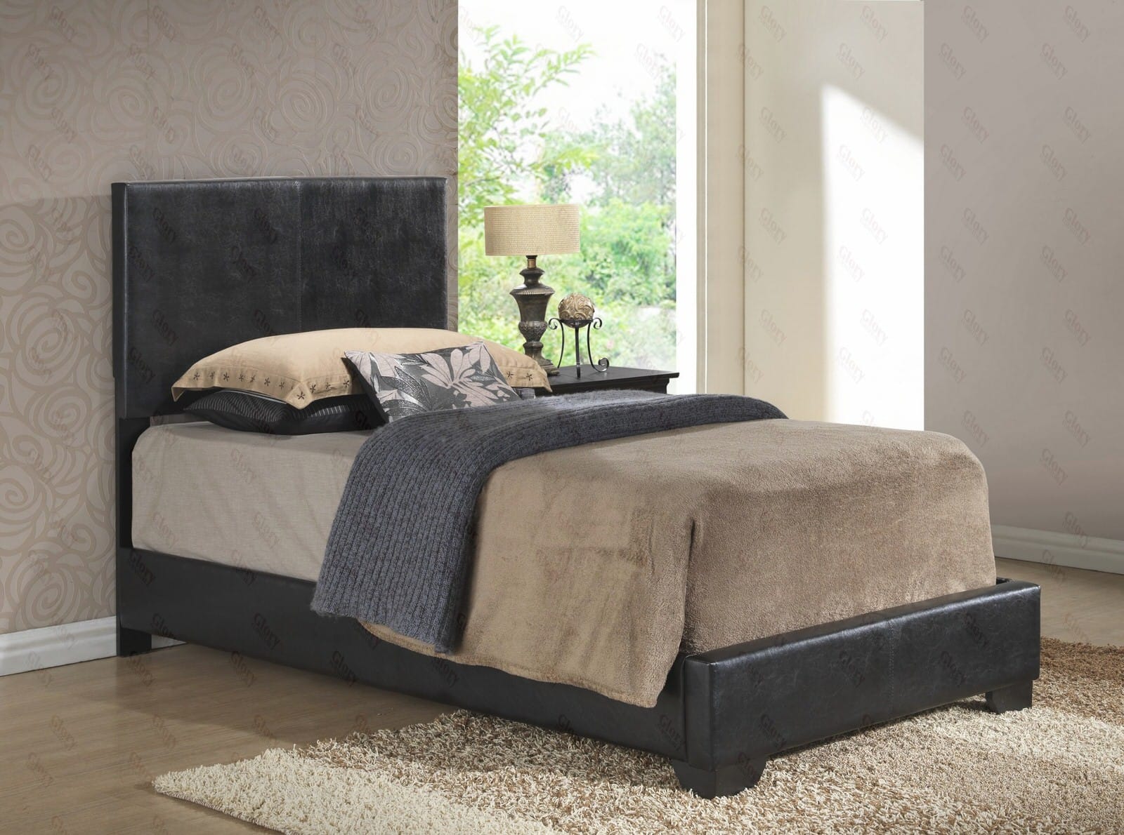 Nyc Deal Twin Upholstered Bed With Mattress Set Free Delivery In Nyc