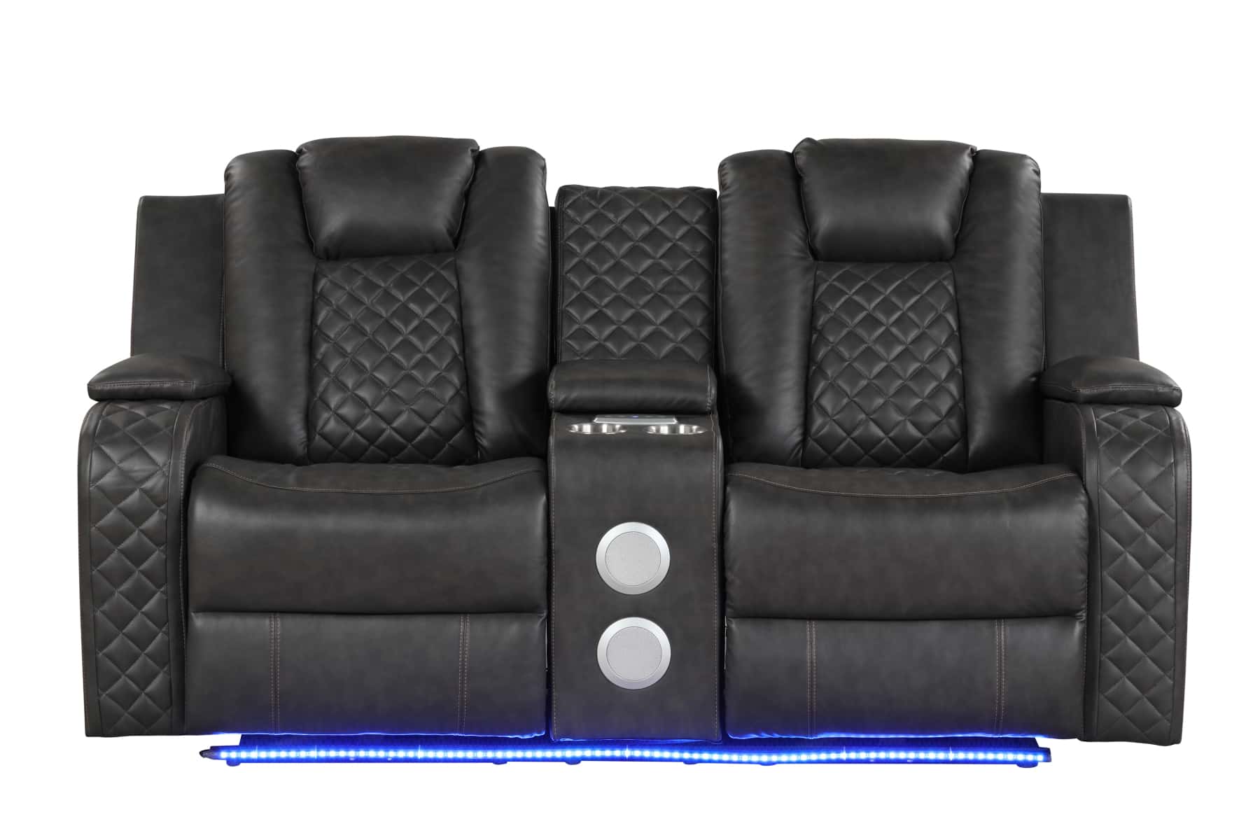 Benz LED & Power Reclining Loveseat - Thumbnail 4