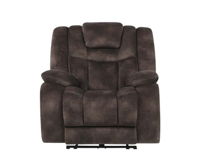 U1706 Night Range Chocolate Power Recliner Chair by Global Furniture