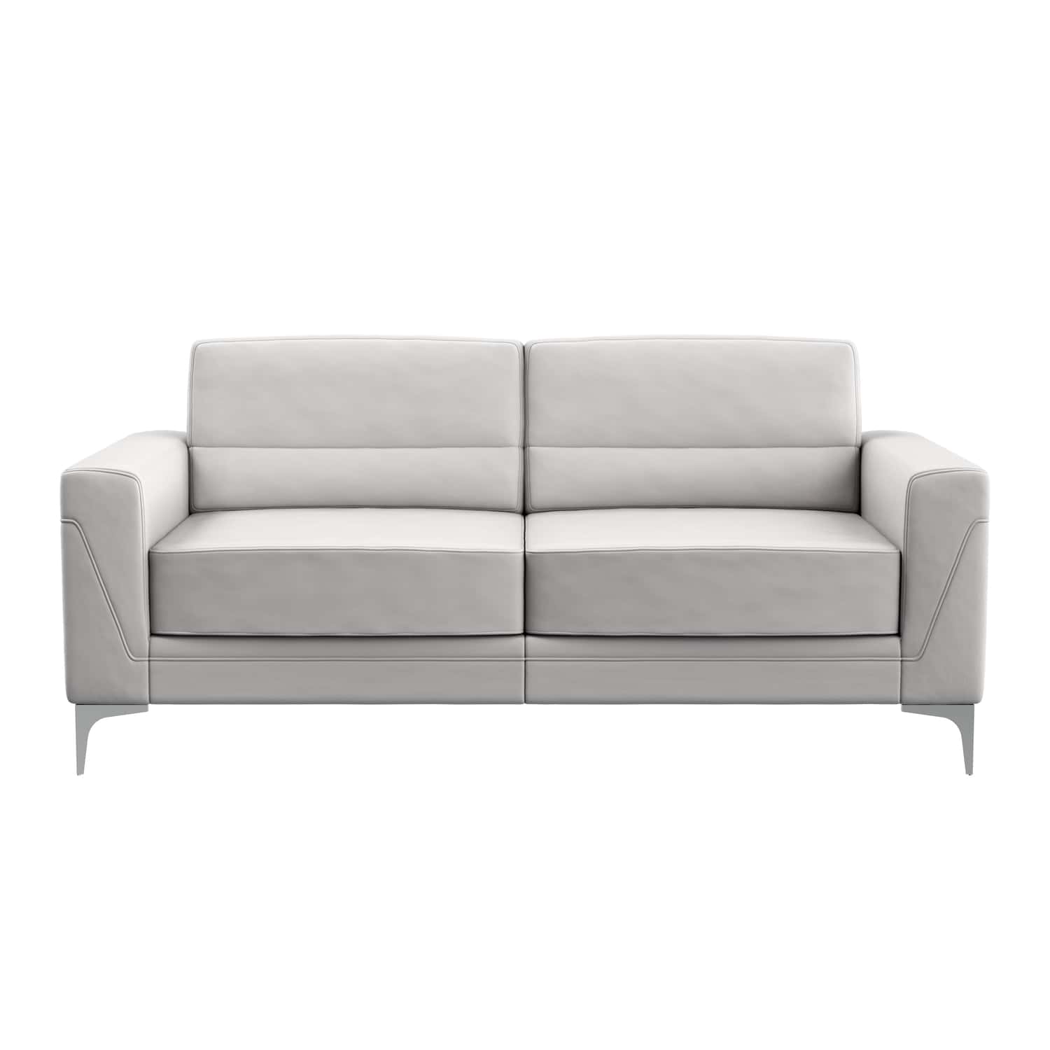 U6109 Light Gray PVC Sofa by Global Furniture