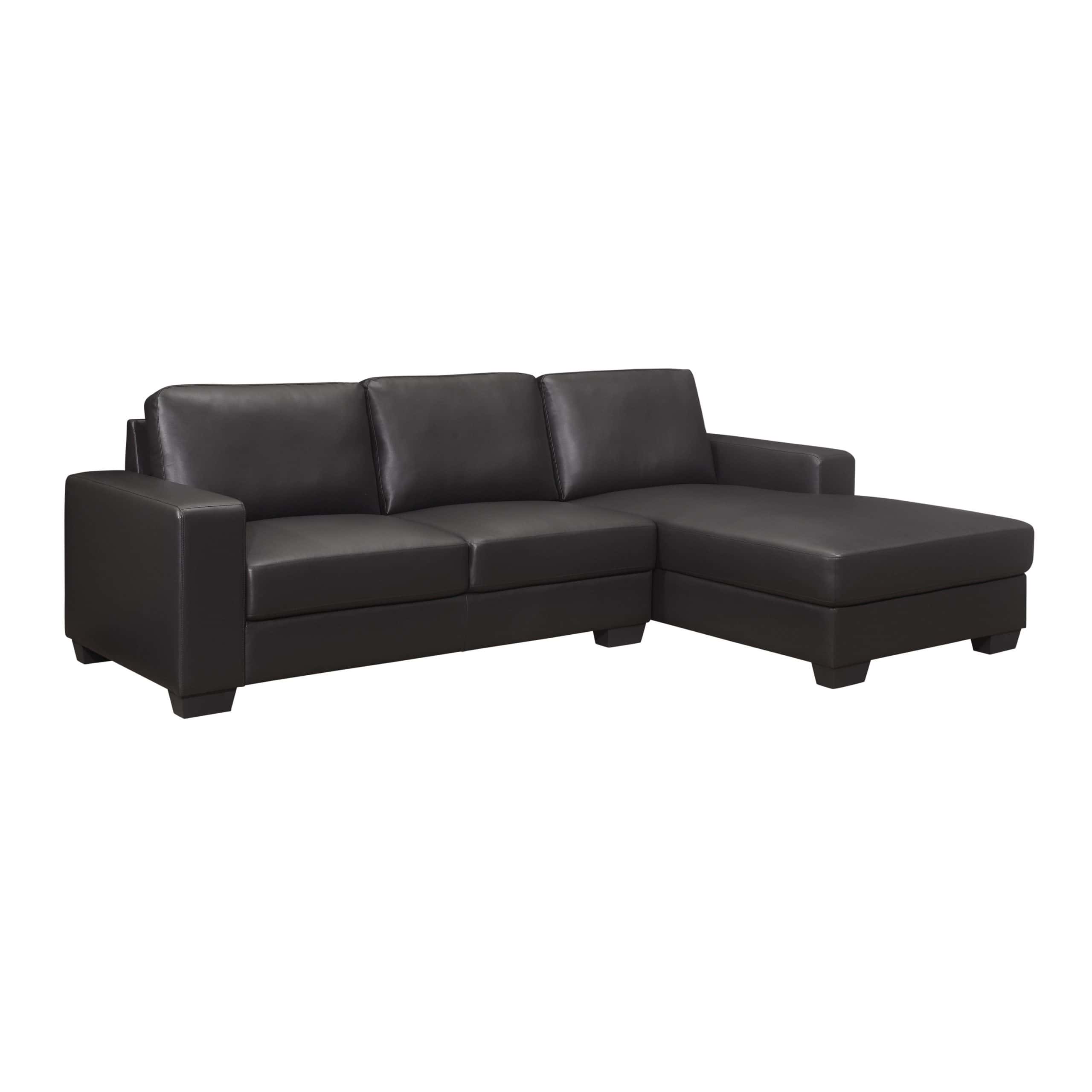 U821 Dark Grey PVC Sectional by Global Furniture