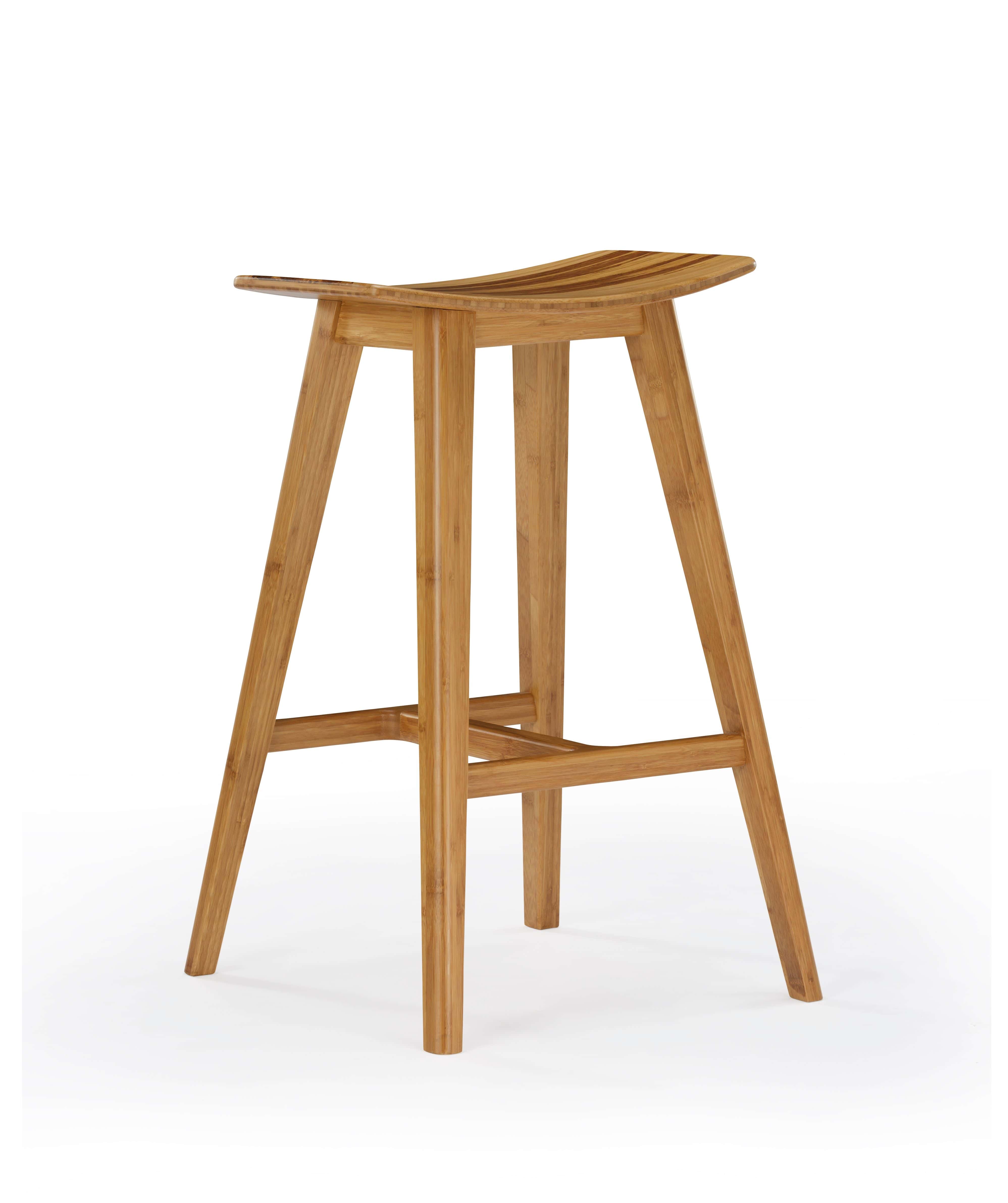 Tigris Caramelized Inlay Counter Height Stool (Set of 2) - Thumbnail 3