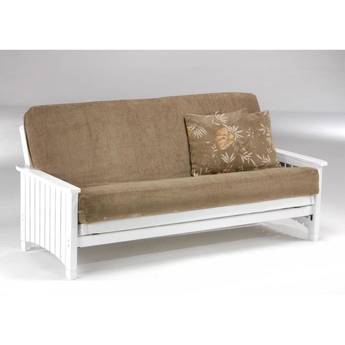 Charleston (Cottage) White Full Futon Frame - Thumbnail 2