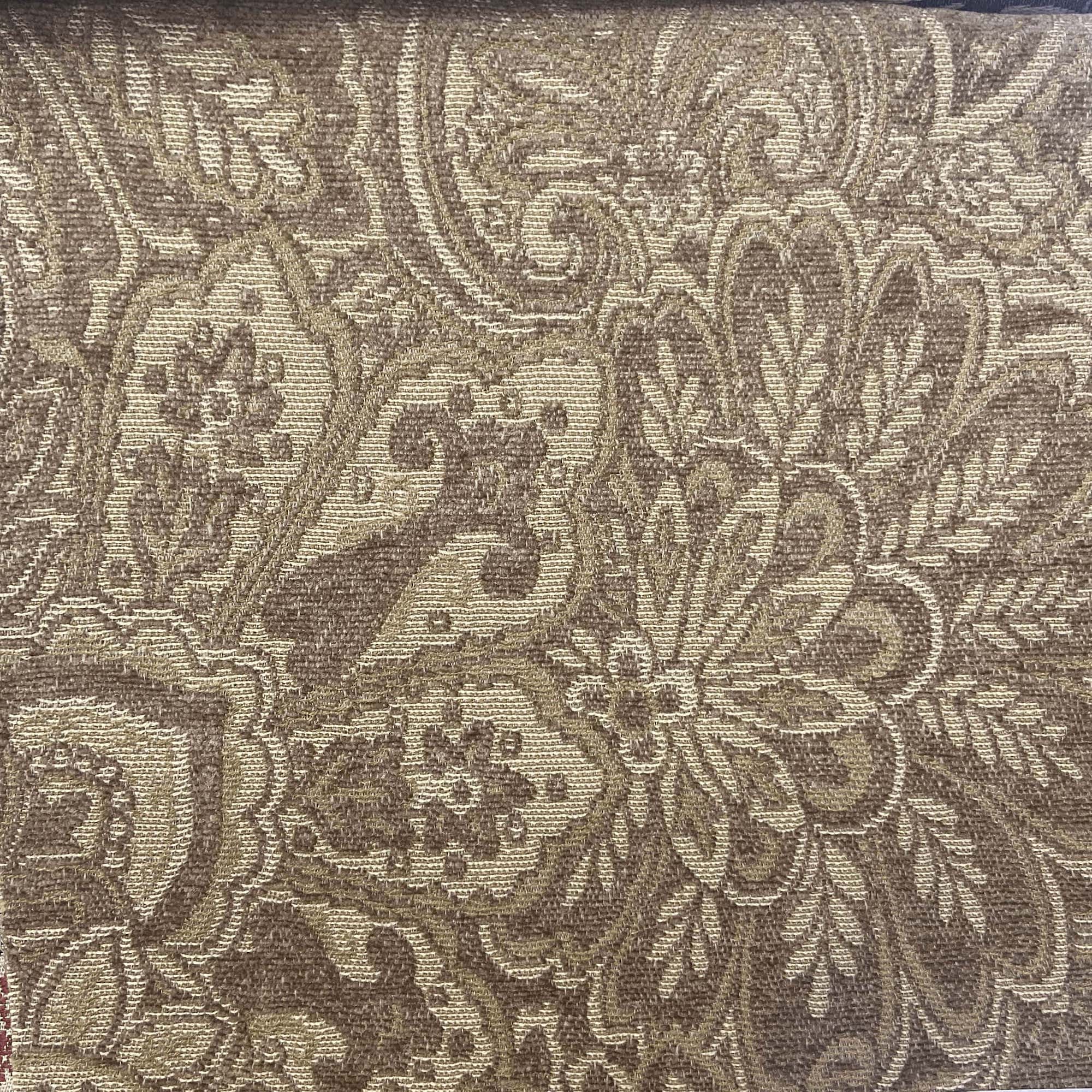 Yellowish Beige Textured Chenille Fabric