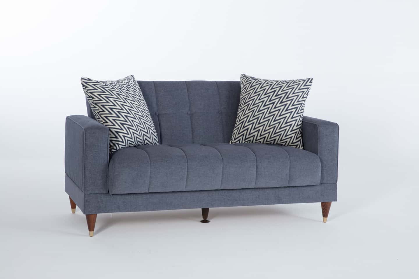 Camilla Mira Navy Loveseat at Futonland