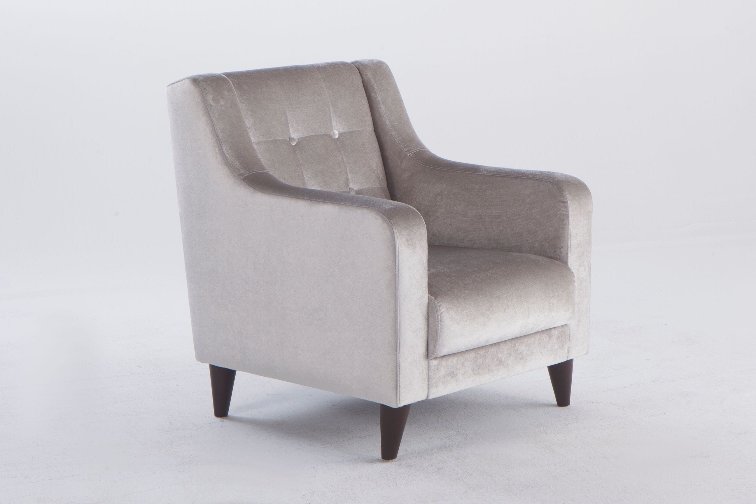 Blair Deha Silver Chair by Istikbal Furniture