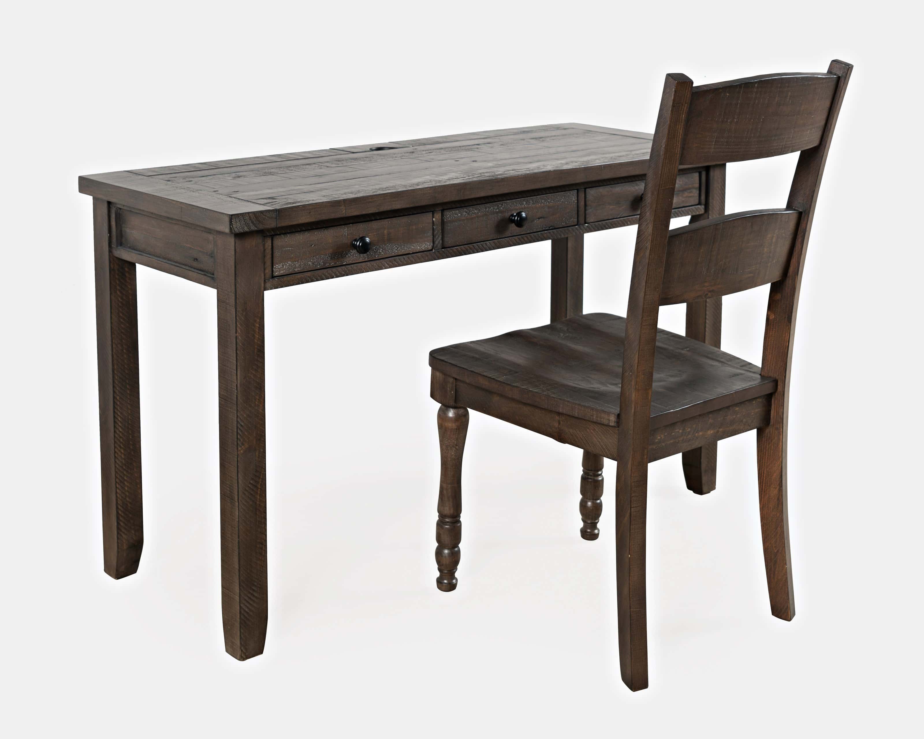 Madison County Barnwood Power Desk - Thumbnail 4