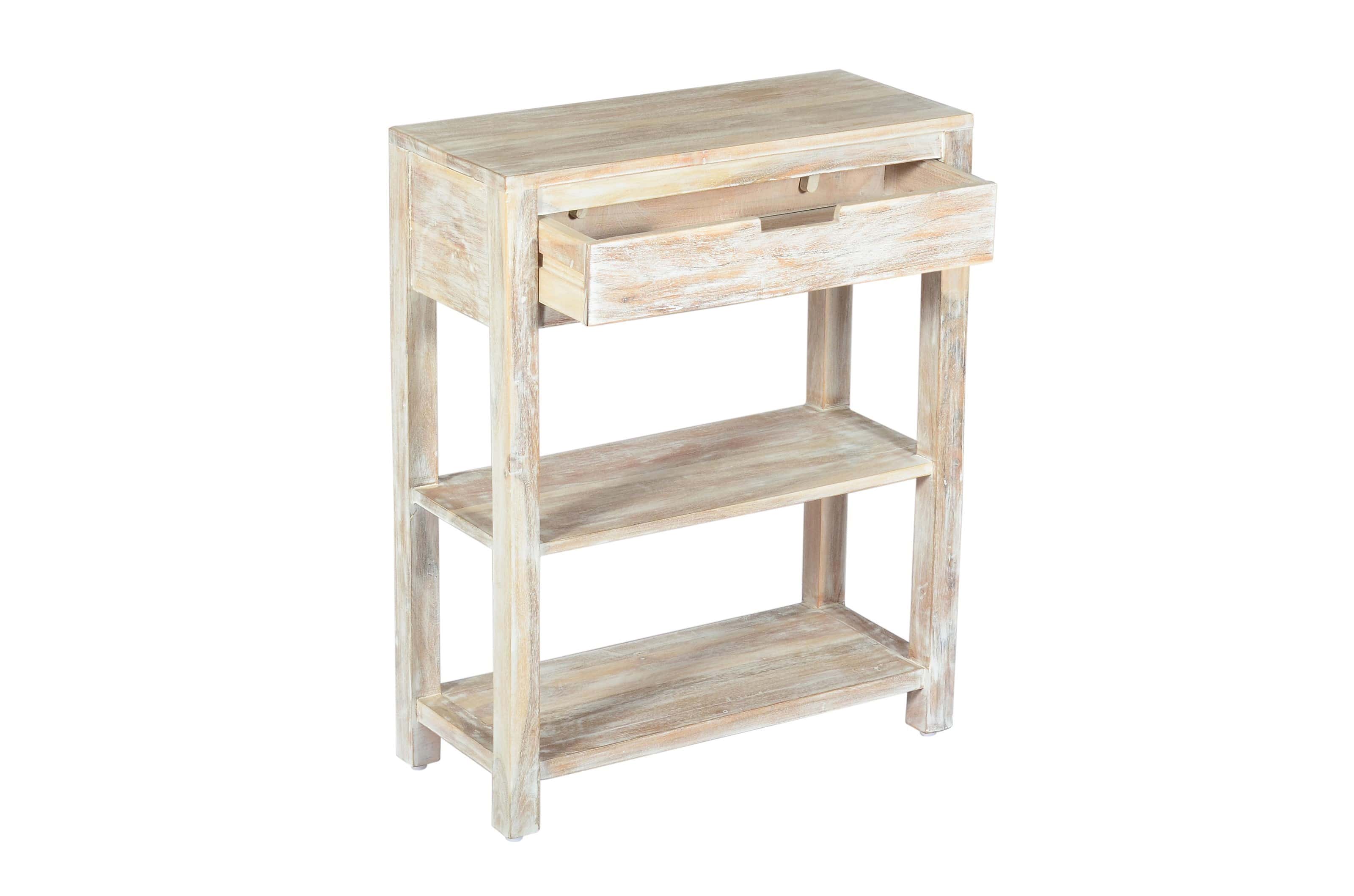 Global Archive Reynolds Wash 1 Drawer Accent Table - Thumbnail 3