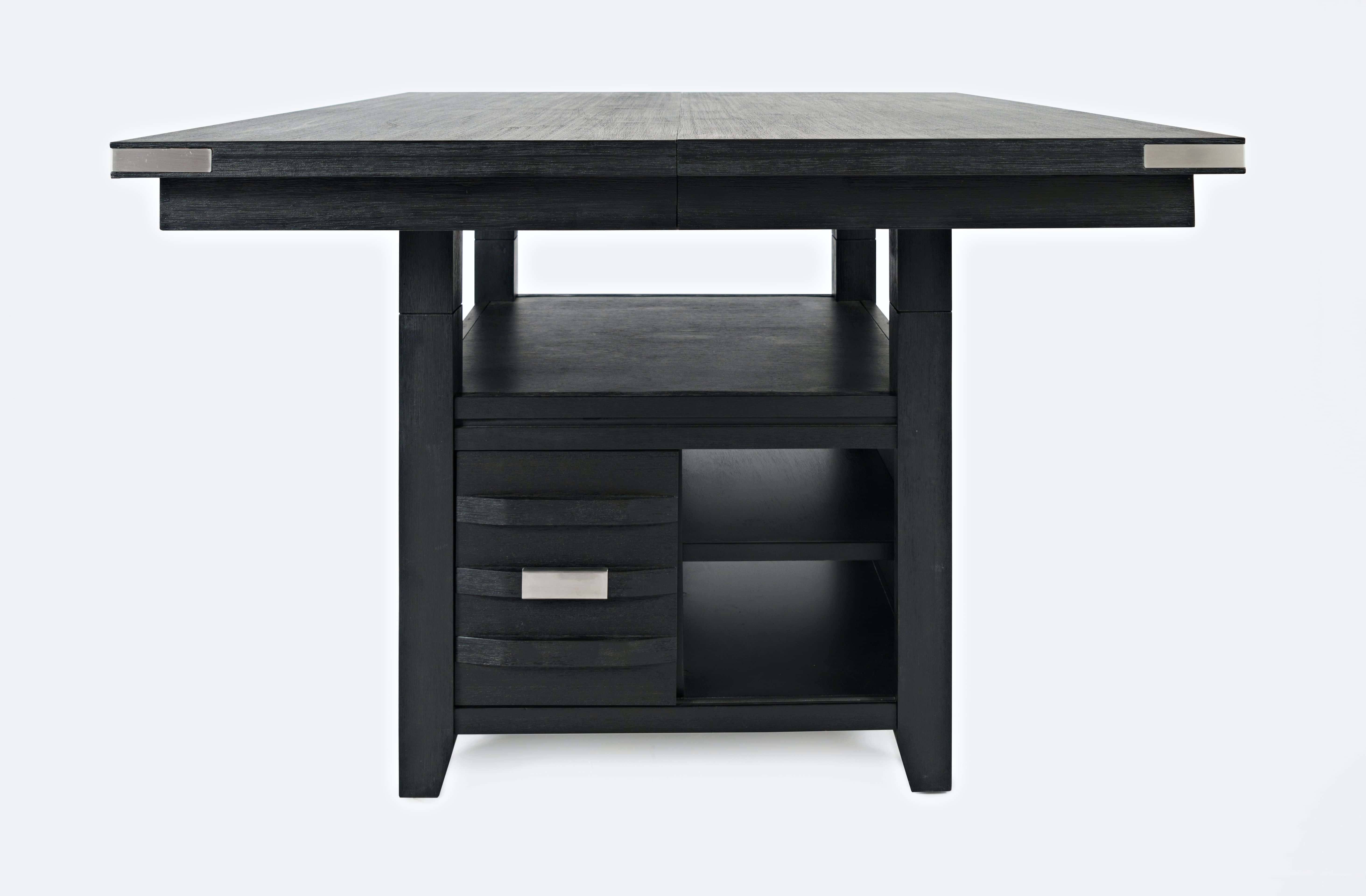 Altamonte Square Counter Height Table with Storage Base and Extension Leaf