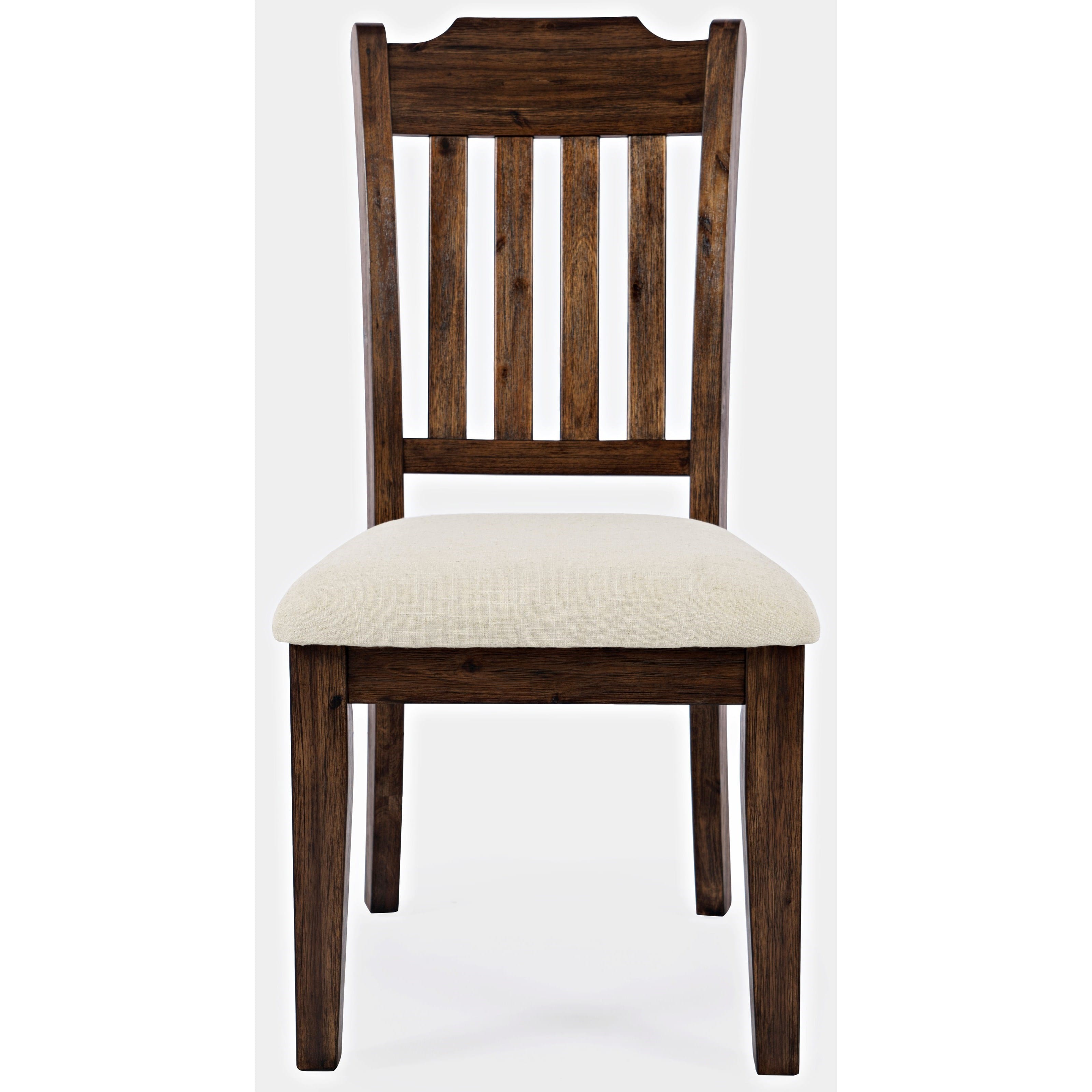 Bakersfield Brown Wood Slat Back Dining Chair Set Of 2 By Jofran