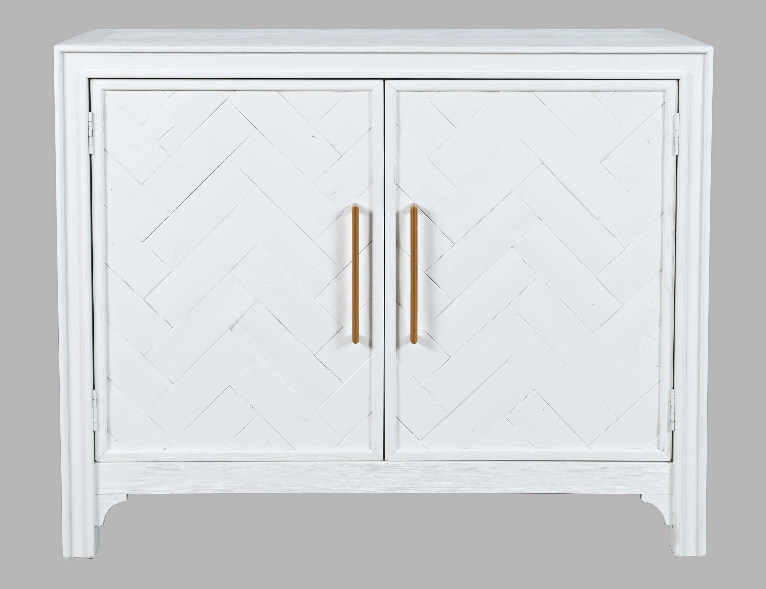 Gramercy Blanc 2 Door Accent Cabinet - Thumbnail 3