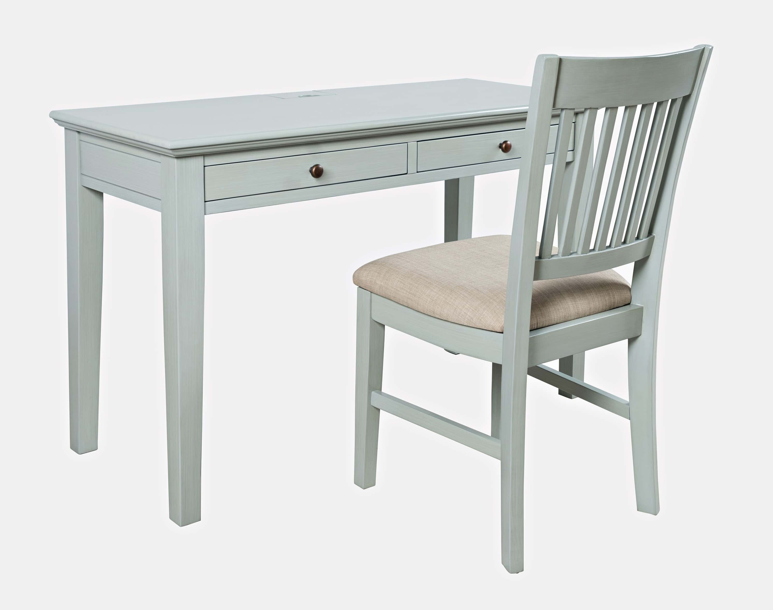 Craftsman Earl Grey Upholstery Desk Chair - Thumbnail 2