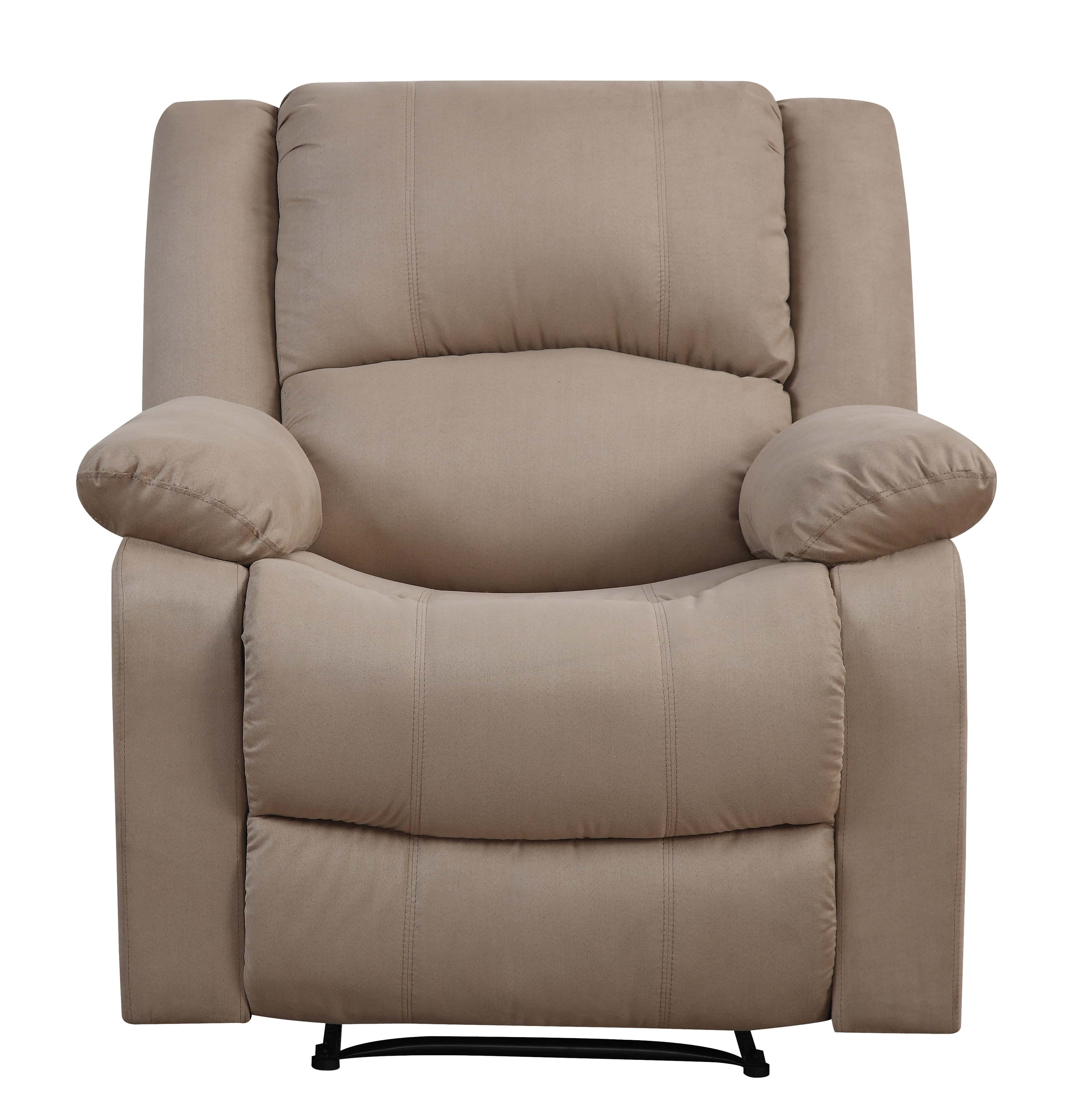 Serta Parker Beige Microfiber Recliner Chair By Lifestyle Solutions