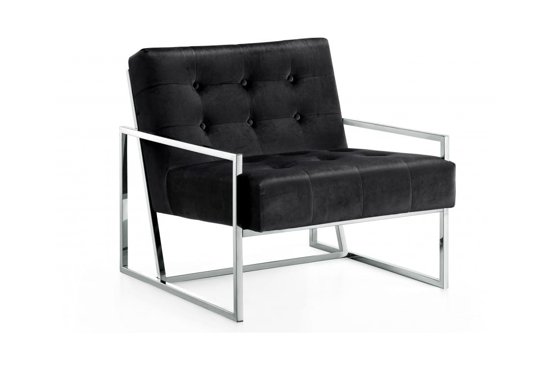 Meridian Furniture Alexis Velvet Accent Chair Meridian Furniture Alexis Velvet Accent Chair