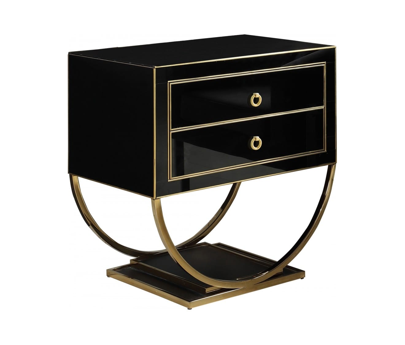 Meridian Furniture Gold Alyssa Side Table Meridian Furniture Gold Alyssa Side Table