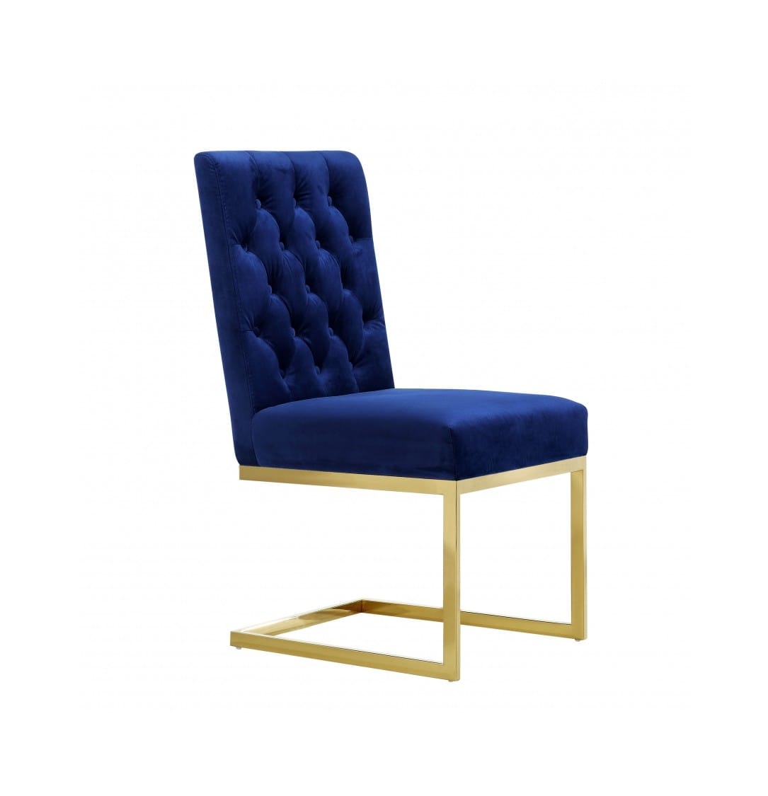 Meridian Furniture Cameron Velvet Dining Chair-Set of 2 Meridian Furniture Cameron Velvet Dining Chair-Set of 2