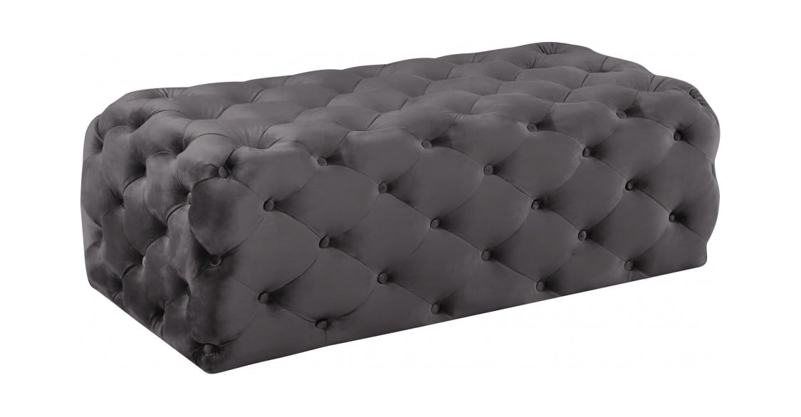 Meridian Furniture Casey Velvet Ottoman / Bench Meridian Furniture Casey Velvet Ottoman / Bench