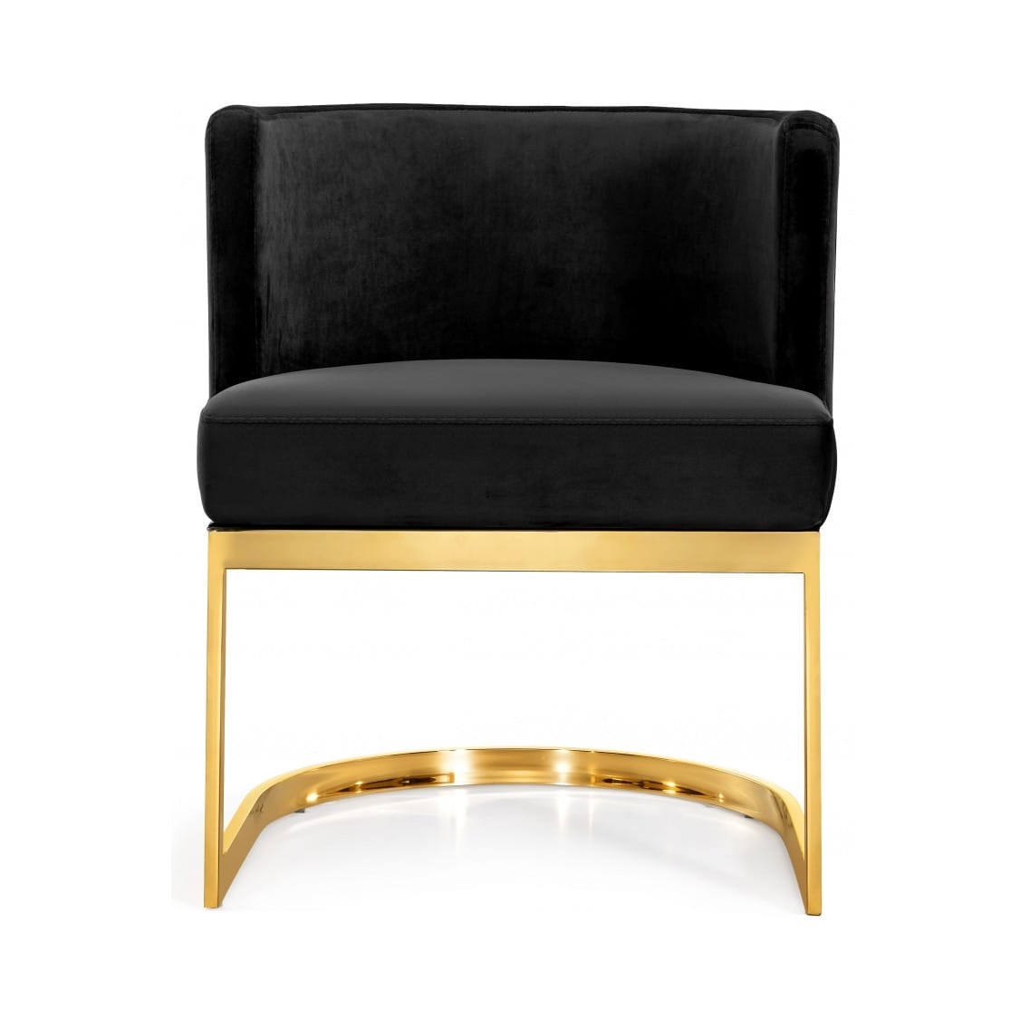 Gianna Black Velvet Dining Chairs