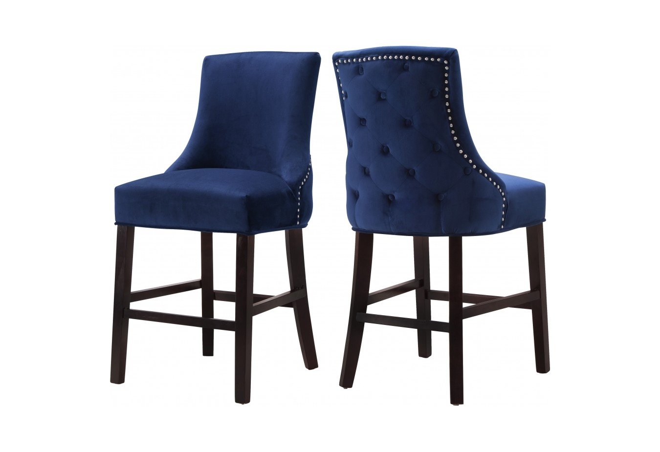 Meridian Furniture Viviene Velvet Counter Stool Meridian Furniture Viviene Velvet Counter Stool