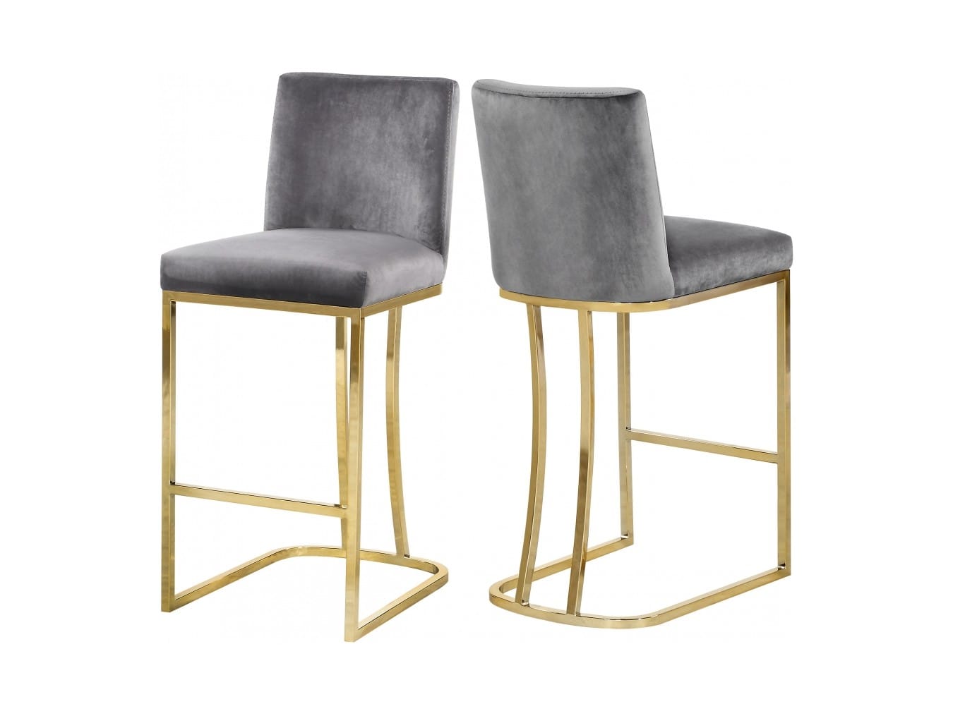 Grey And Gold Counter Stools