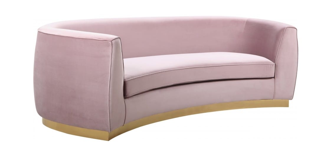Meridian Furniture Lorenzo Velvet Ottoman | Coffee Meridian Furniture Lorenzo Velvet Ottoman | Coffee