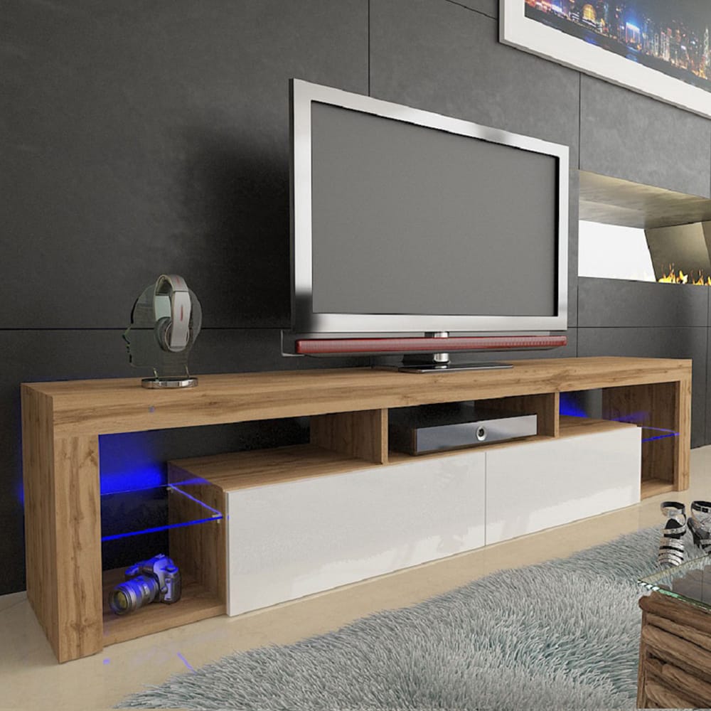 Milano oak tv unit deals