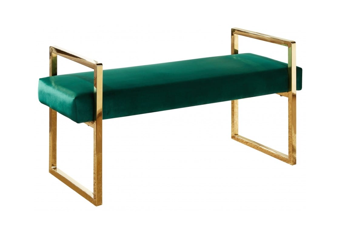 Meridian Furniture Olivia Velvet Bench Meridian Furniture Olivia Velvet Bench