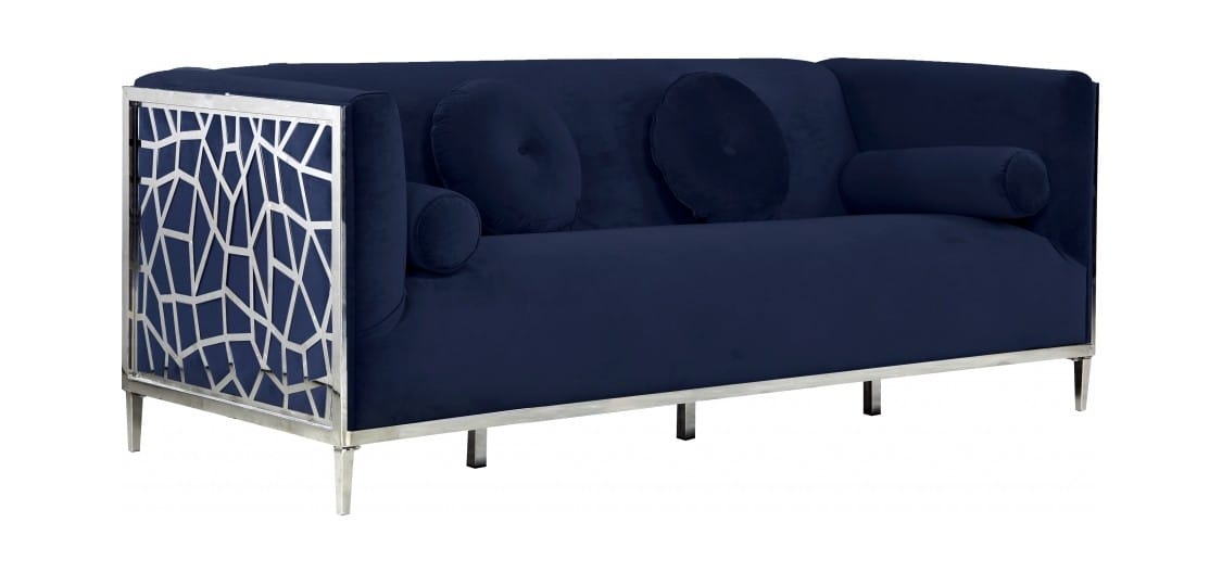 Meridian Furniture Opal Velvet Sofa Meridian Furniture Opal Velvet Sofa
