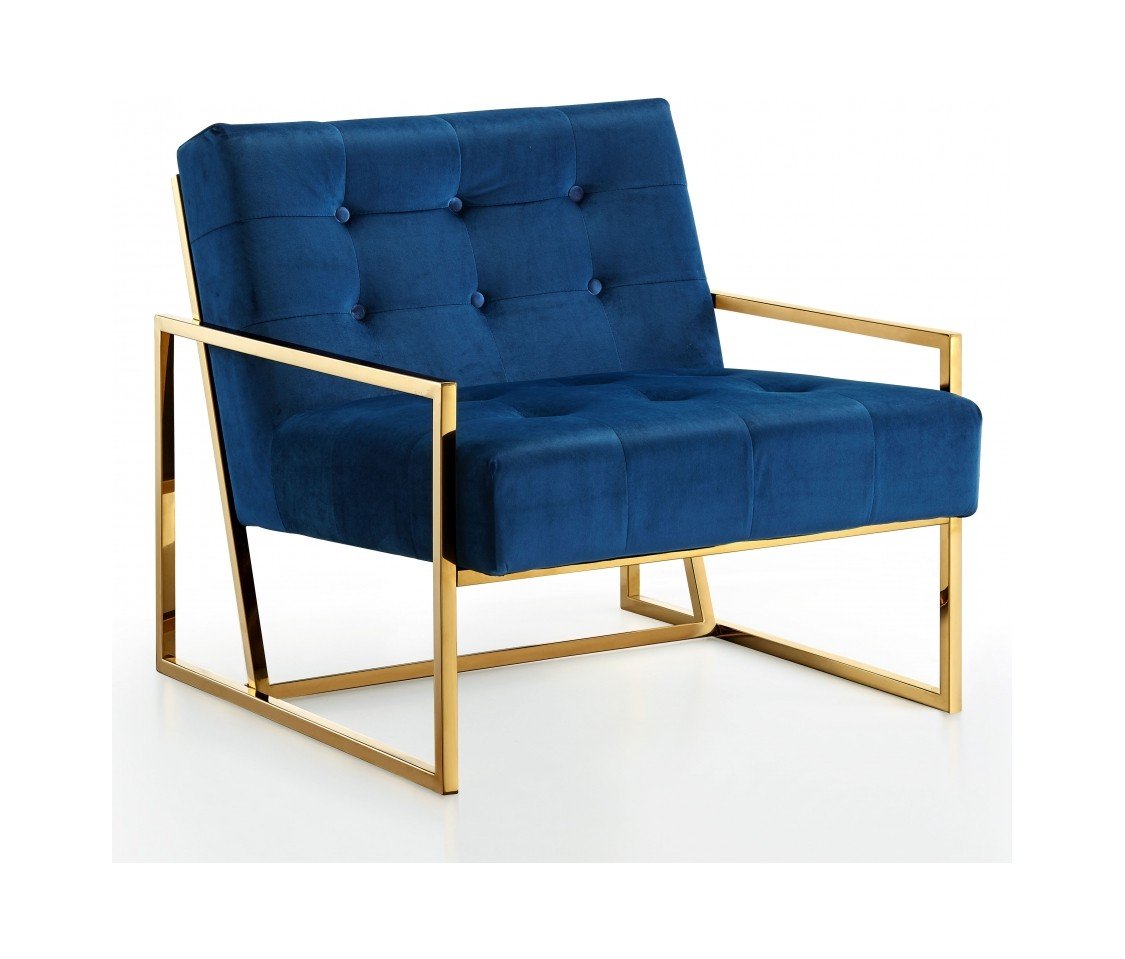 Meridian Furniture Pierre Velvet Accent Chair Meridian Furniture Pierre Velvet Accent Chair