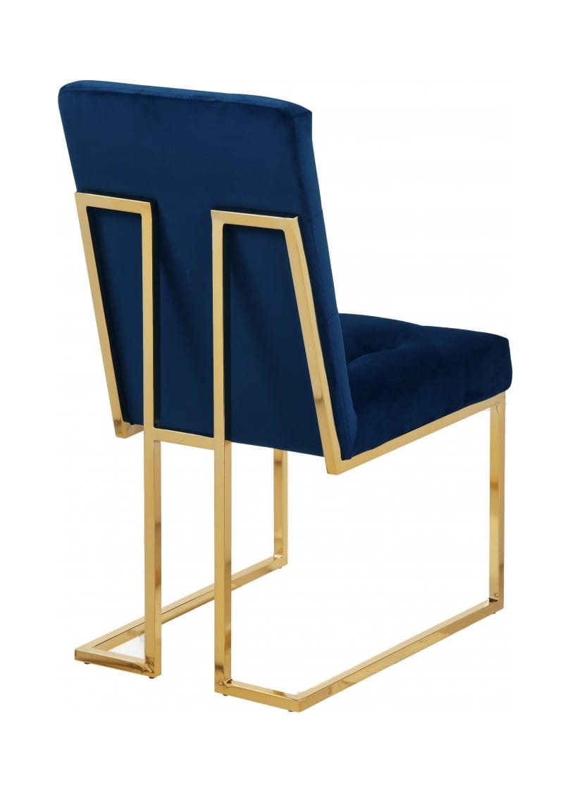 Meridian Furniture Pierre Velvet Dining Chair-Set of 2 Meridian Furniture Pierre Velvet Dining Chair-Set of 2